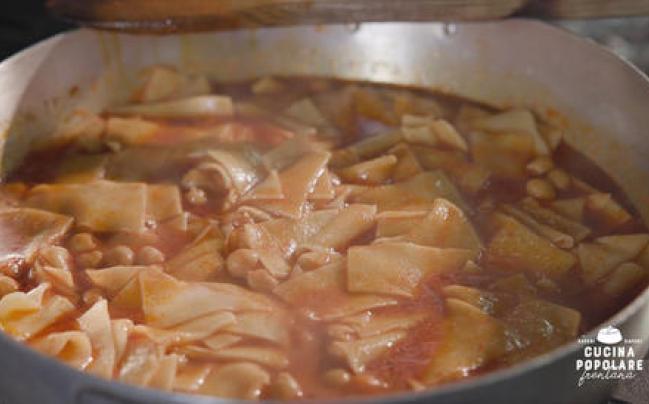 Gustose sagnette con i ceci