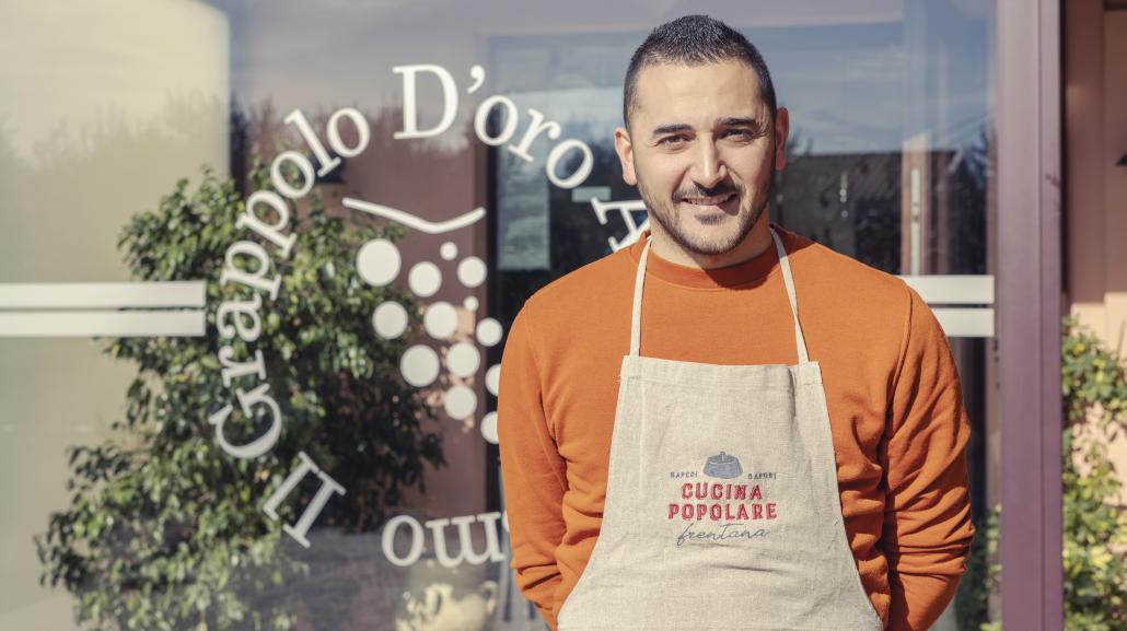 Luca Mazzucca, chef del Grappolo d'oro di Lanciano