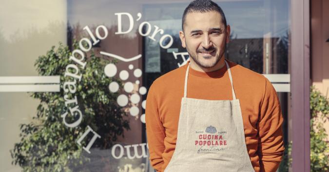 Luca Mazzucca, chef dell'agriturismo Grappolo d'oro